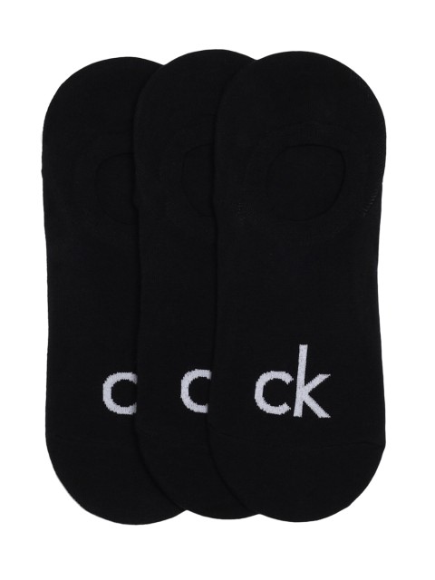 

Calvin Klein Underwear Men Pack of 3 Shoeliners ECA343, Black