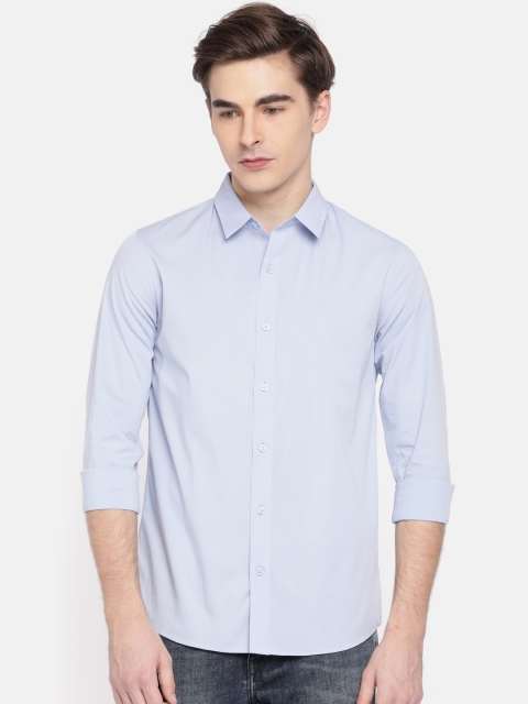 

Calvin Klein Jeans Men Blue Slim Fit Solid Casual Shirt