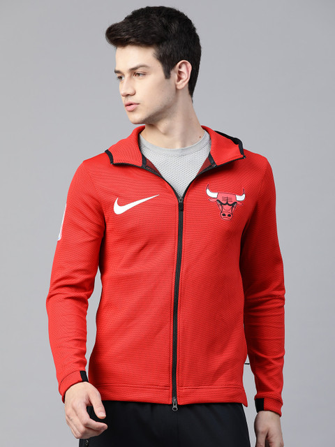 

Nike Men Red Hooded Sweatshirt