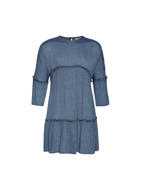 

Oxolloxo Girls Grey Solid Empire Dress