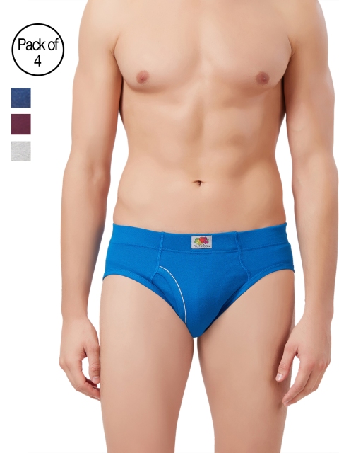 

Fruit of the loom Men Pack of 4 Briefs MBR04-4P-C1, Multi