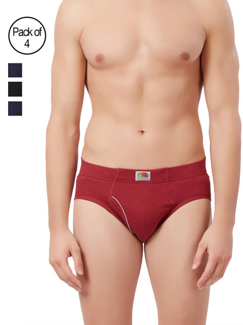 

Fruit of the loom Men Pack of 4 Briefs MBR04-4P-C2, Multi