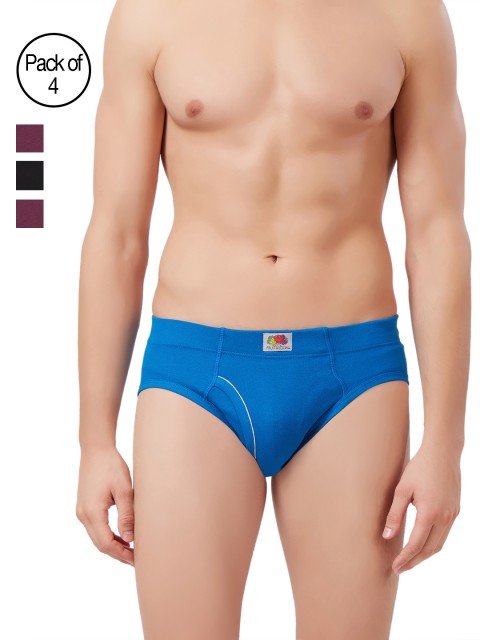 

Fruit of the loom Men Pack of 4 Briefs MBR04-4P-C3, Multi