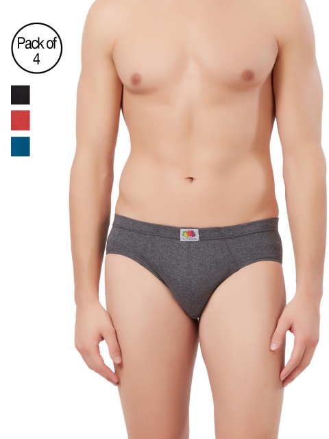 

Fruit of the Loom Men Pack of 4 Briefs MHB01-4P-C4, Multi