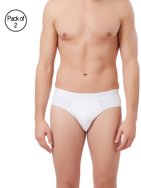 

Fruit of the Loom Men Pack of 2 Briefs MHB08-2P-C2, White
