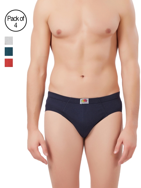 

Fruit of the Loom Men Pack of 4 Briefs MHB01-4P-C5, Multi