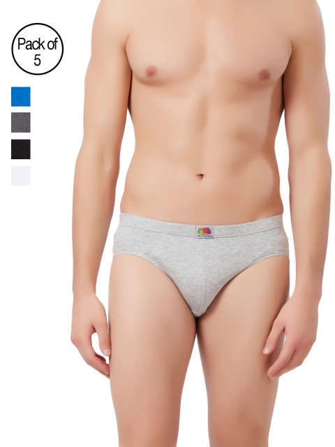 

Fruit of the loom Men Pack Of 5 Briefs MHB01-5P-C16, Multi