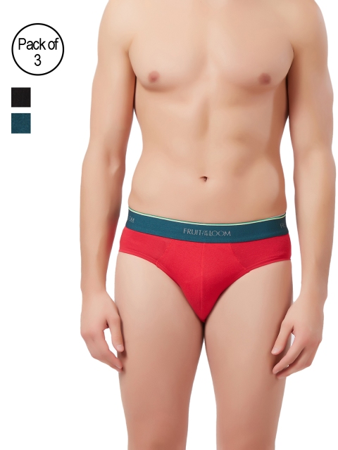 

Fruit of the Loom Men Pack of 3 Briefs MHB06-3P-C4, Black