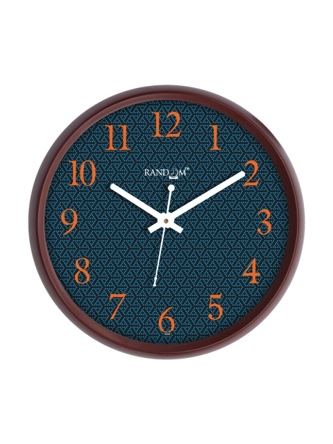 

RANDOM Blue Round Printed Analogue Wall Clock