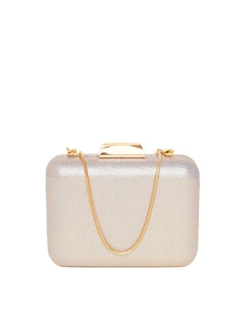 

Caprese Gold-Toned Solid Box Clutch