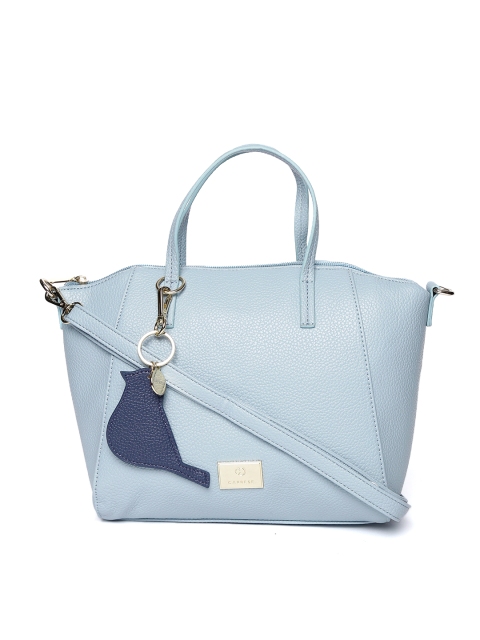 

Caprese Blue Solid Handheld Bag