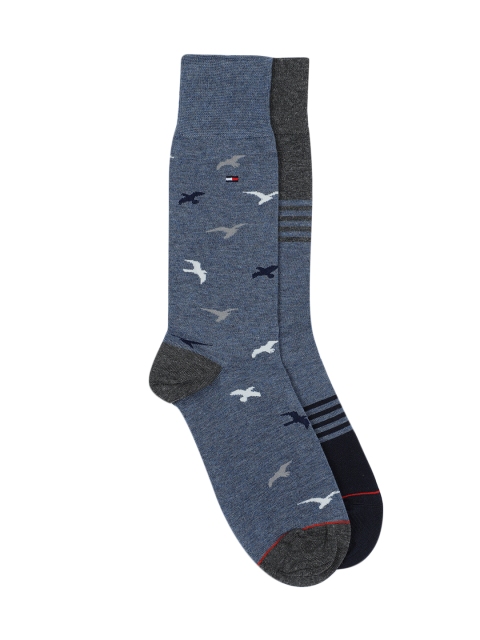 

Tommy Hilfiger Men Pack of 2 Socks, Grey