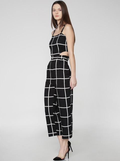 

ONLY Black & White Printed Basic Jumpsuit