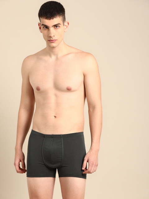 

ether Men Charcoal Grey Solid Premium Cotton Ultrasoft Trunks ETHR-TRNK-PK1-001F