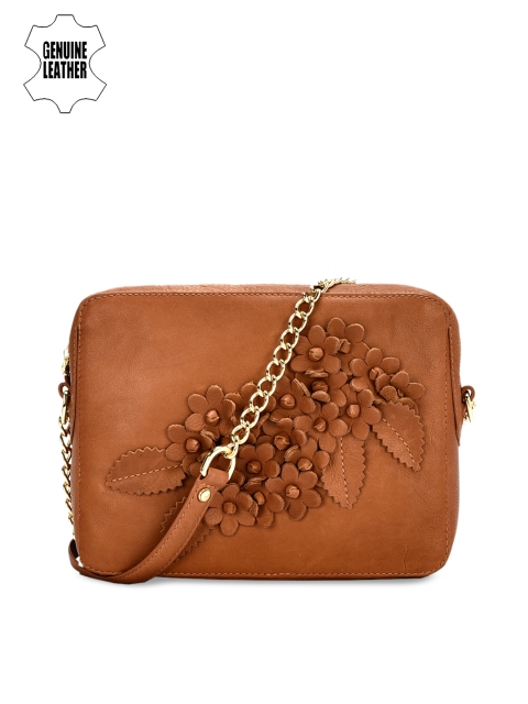 

Eske Tan Embellished Sling Bag