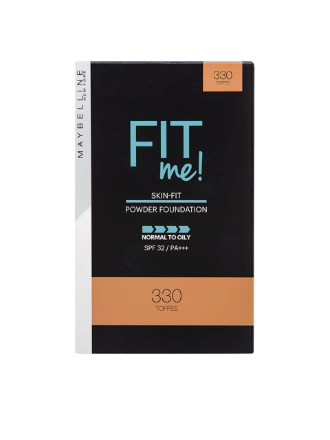 

Maybelline New York Fit Me Two Way Cake Powder Foundation with SPF 32 - 330 Toffee 9g, Beige