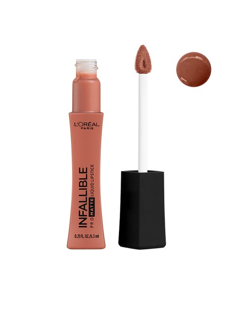 

LOreal Paris Infallible Pro Matte Liquid Lipstick - Nudist 354 6.3ml, Brown