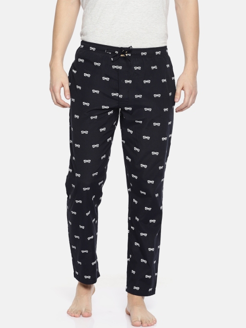 

Urban Dog Men Black Printed Pyjamas UDPYJ21