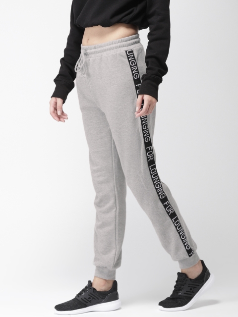 

FOREVER 21 Women Grey Regular Fit Solid Joggers