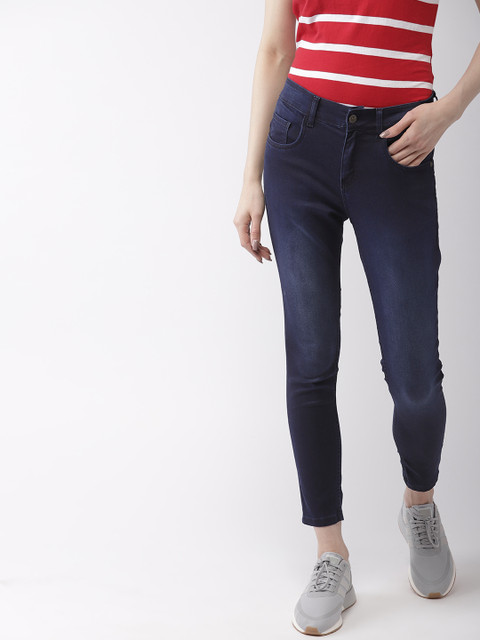 

Harvard Women Blue Skinny Fit Mid-Rise Clean Look Stretchable Jeans