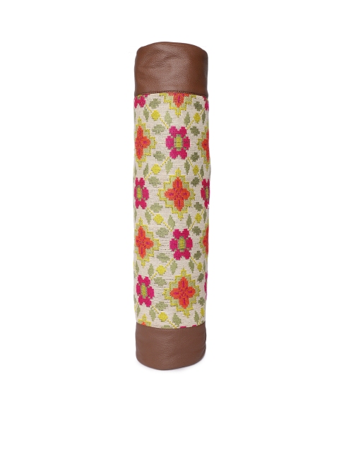 

Kanvas Katha Women Multicoloured Printed Yoga Mat Bag, Multi