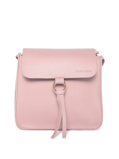 

Kanvas Katha Pink Solid Sling Bag