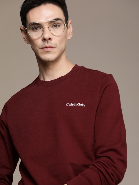 

Calvin Klein Jeans Men Red Embroidered Sweatshirt