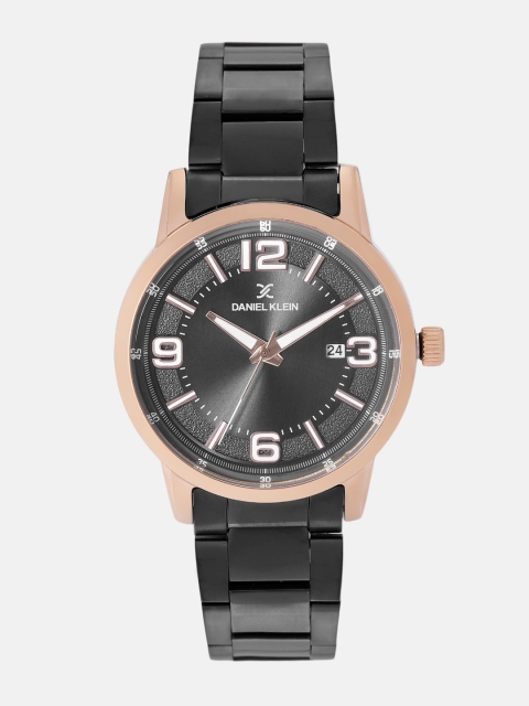 

Daniel Klein Premium Men Gunmetal-Toned Analogue Watch DK11748-2, Metallic