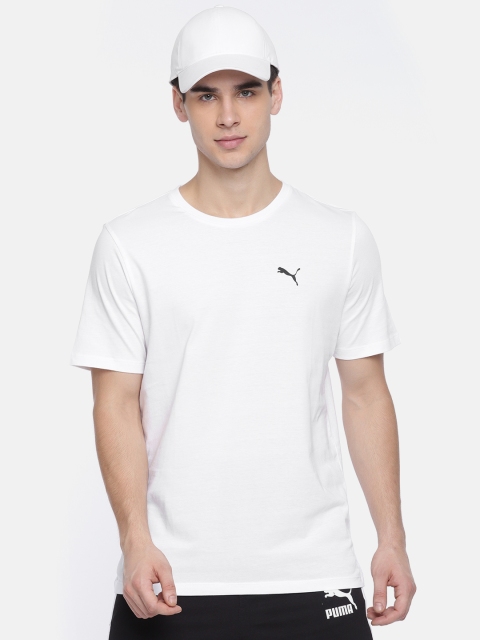 

Puma Men White Solid Dry Cell Evo Core T-shirt