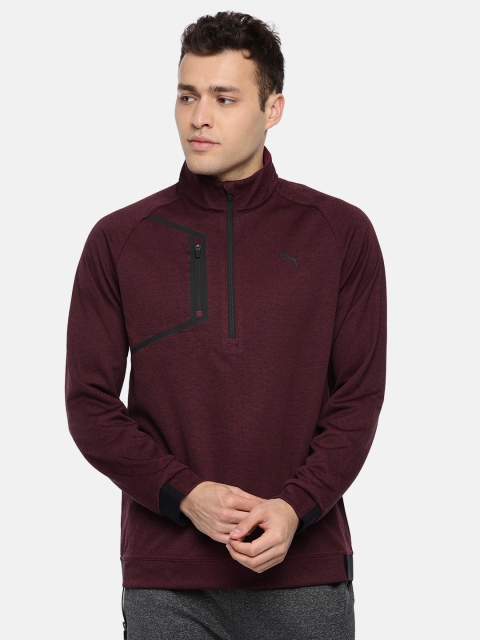 

Puma Men Maroon Envoy Solid Sweatshirt