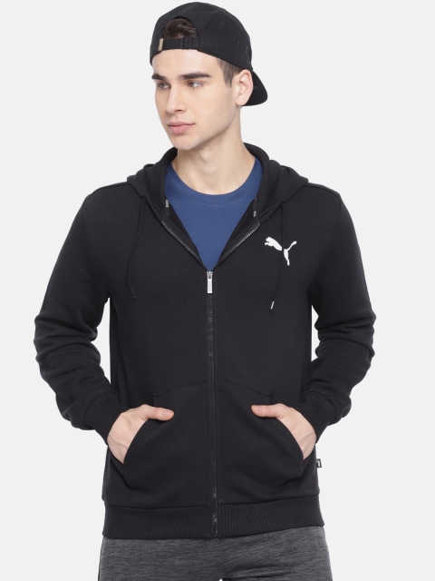 

Puma Black ESS FZ Hoody FL Regular Fit Black-Cat Sweatshirt