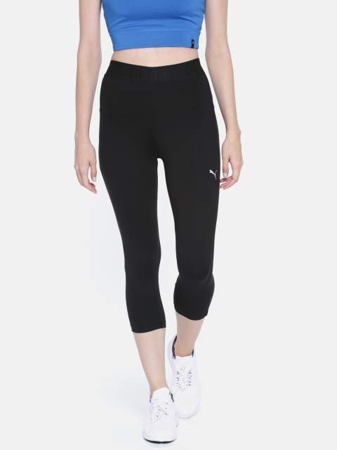 

Puma Women Black Solid Transition 3/4 Tights