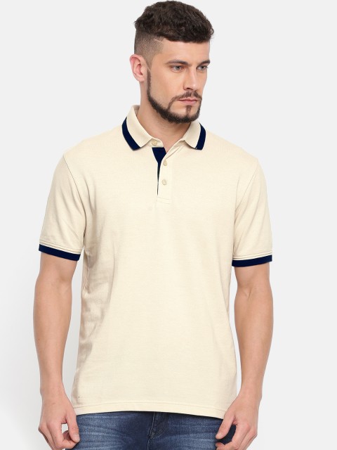 

Puma Beige Men s ESS Pique Tipping Polo T-shirt