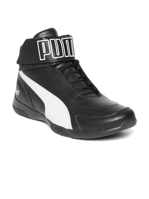 

PUMA Motorsport Men Black BMW Motorsport Kart Cat Mid III Mid-Top Sneakers