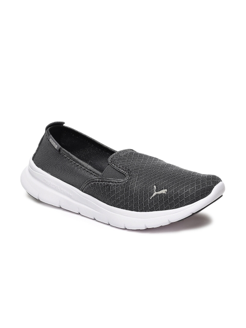 

Puma Unisex Grey Slip-On Sneakers