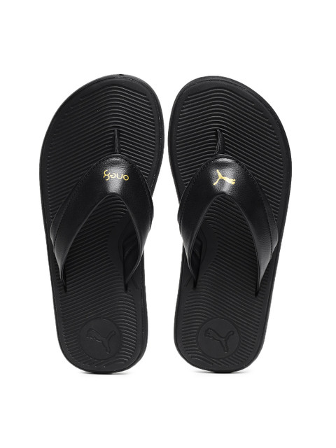 

Puma Men Black Solid Thong Flip-Flops