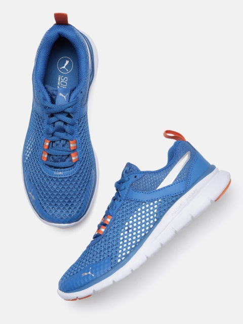 

Puma Unisex Blue Flex Essential Pro Strong 4DFit Running Shoes