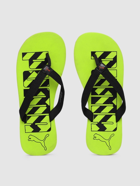 

Puma Unisex Black Solid Shore v2 IDP Thong Flip-Flops