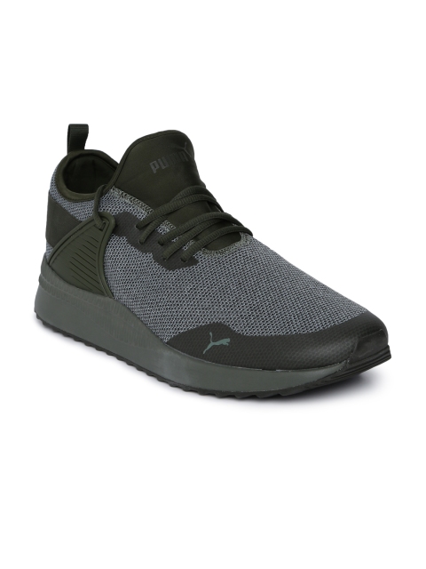 

Puma Unisex Green Pacer Next Cage Knit Sneakers