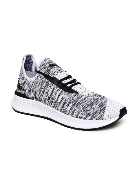 

Puma Unisex White AVID evoKNIT Mosaic Sneakers