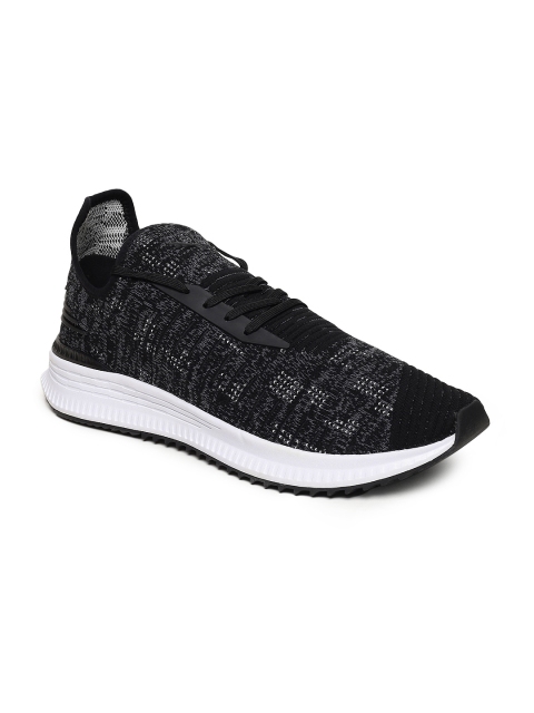 

Puma Unisex Black AVID evoKNIT Sneakers