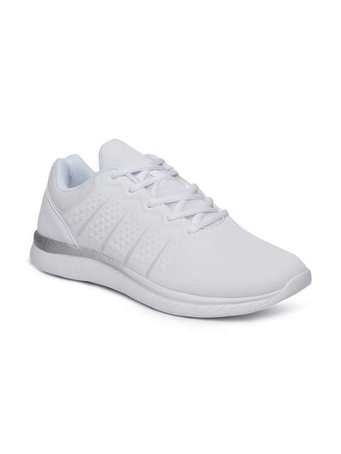 

PEAK Men White Running Shoes