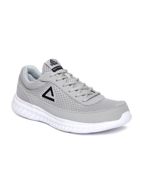 

PEAK Men Grey Running Shoes