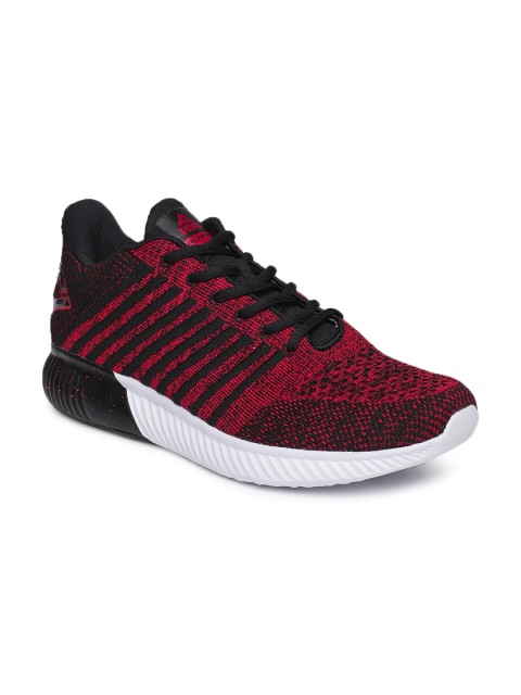 

PEAK Men Black & Red Running Shoes