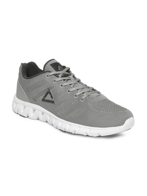 

PEAK Men Grey Running Shoes