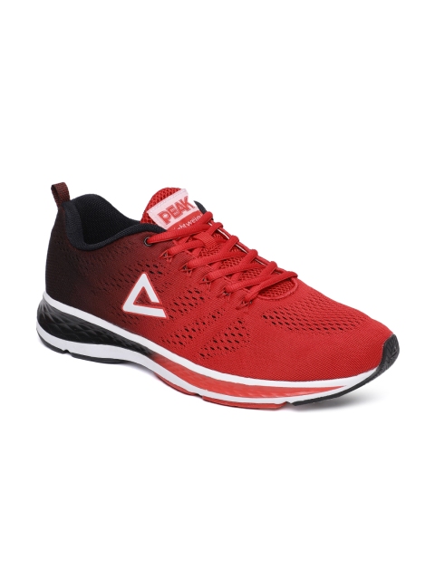

PEAK Men Red & Black Running Shoes
