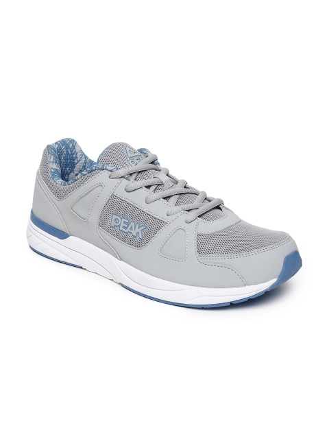 

PEAK Men Grey Running Shoes