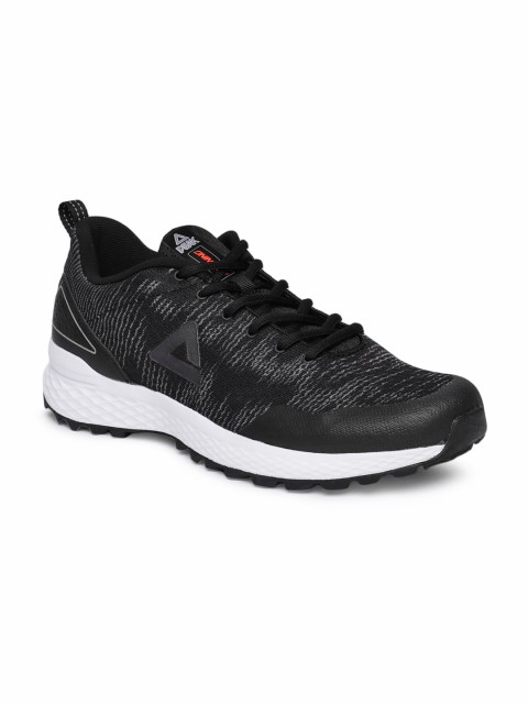 

PEAK Men Black & Grey Running Shoes