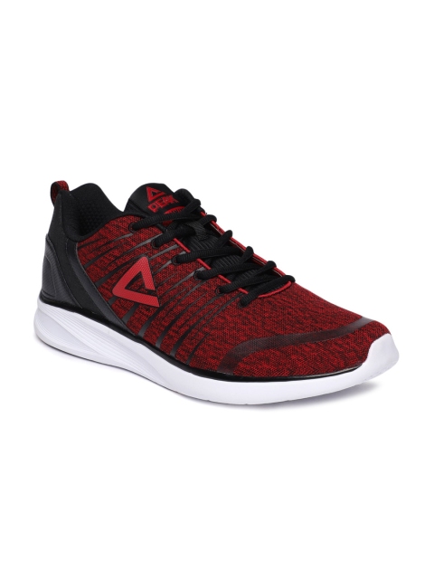 

PEAK Men Red & Black Printed Running Shoes