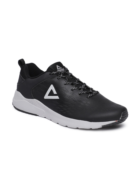

PEAK Men Black Textured Sneakers